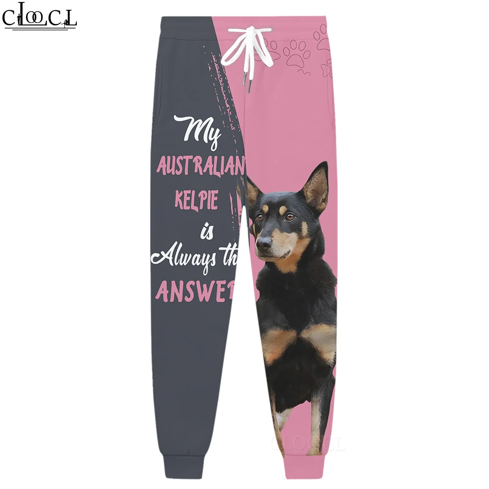 CLOOCL Men Trousers Animal Dog Pattern 3D Sweatpant Fashion Women Trousers Streetwear Casual Outdoor Jogging Pants Drop Shipping