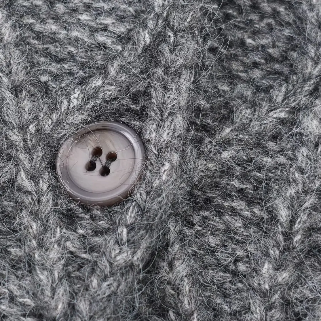 

Autumn Winter New Arrival Women's Faionable Thiened Knitted Stand Collar Twist Flower Cardigan Warm Long Sve Polyester