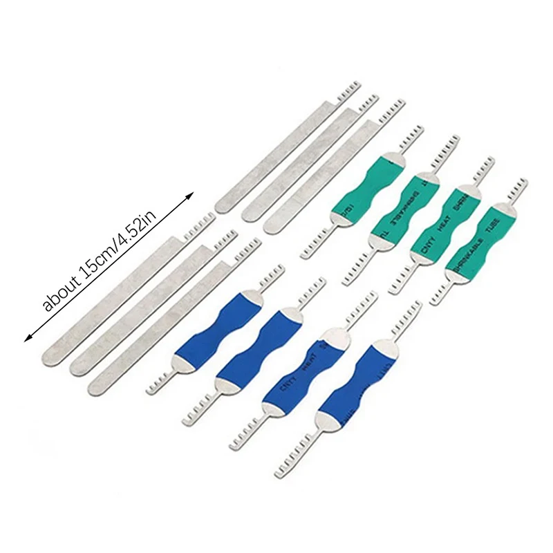 7PCS Alat Kunci Sisir Baja Tahan Karat 7in1 Set Lengkap Alat Perbaikan Metode Bypass Alat Kunci Portabel Sisir Pembuka Untuk Pemadam Kebakaran