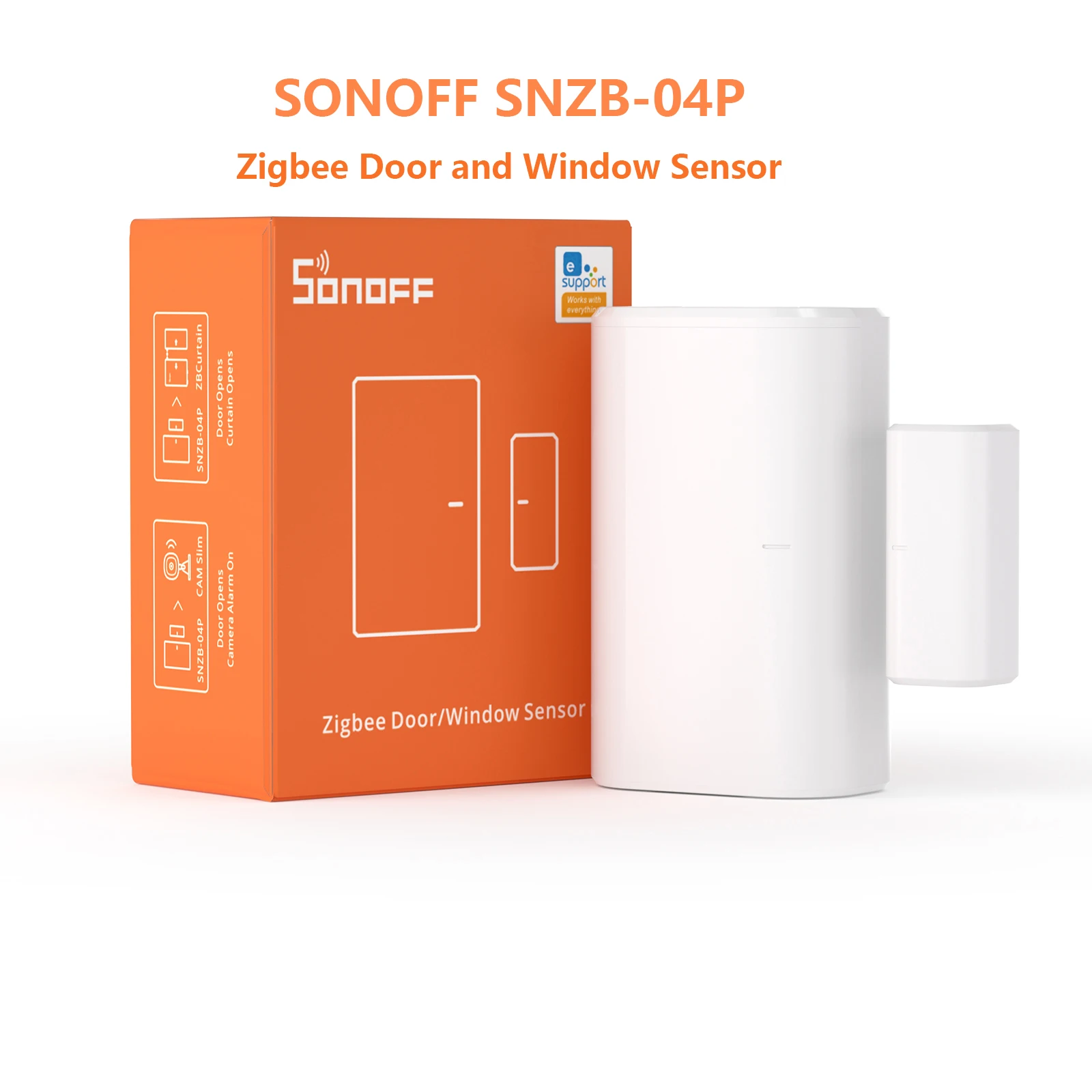 Sonoff-zigbeeワイヤレスドアモーションセンサー、温度および湿度センサー、ブリッジプロゲートウェイ、ハブ、SNZB-01P 02p 03p 04p