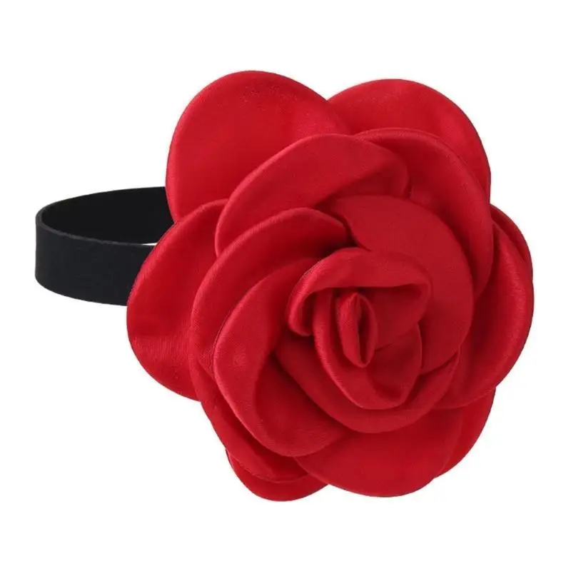 A52E روز المختنق الترقوة قلادة حزب برقبة قلادة أنيقة المرأة ربطة العنق