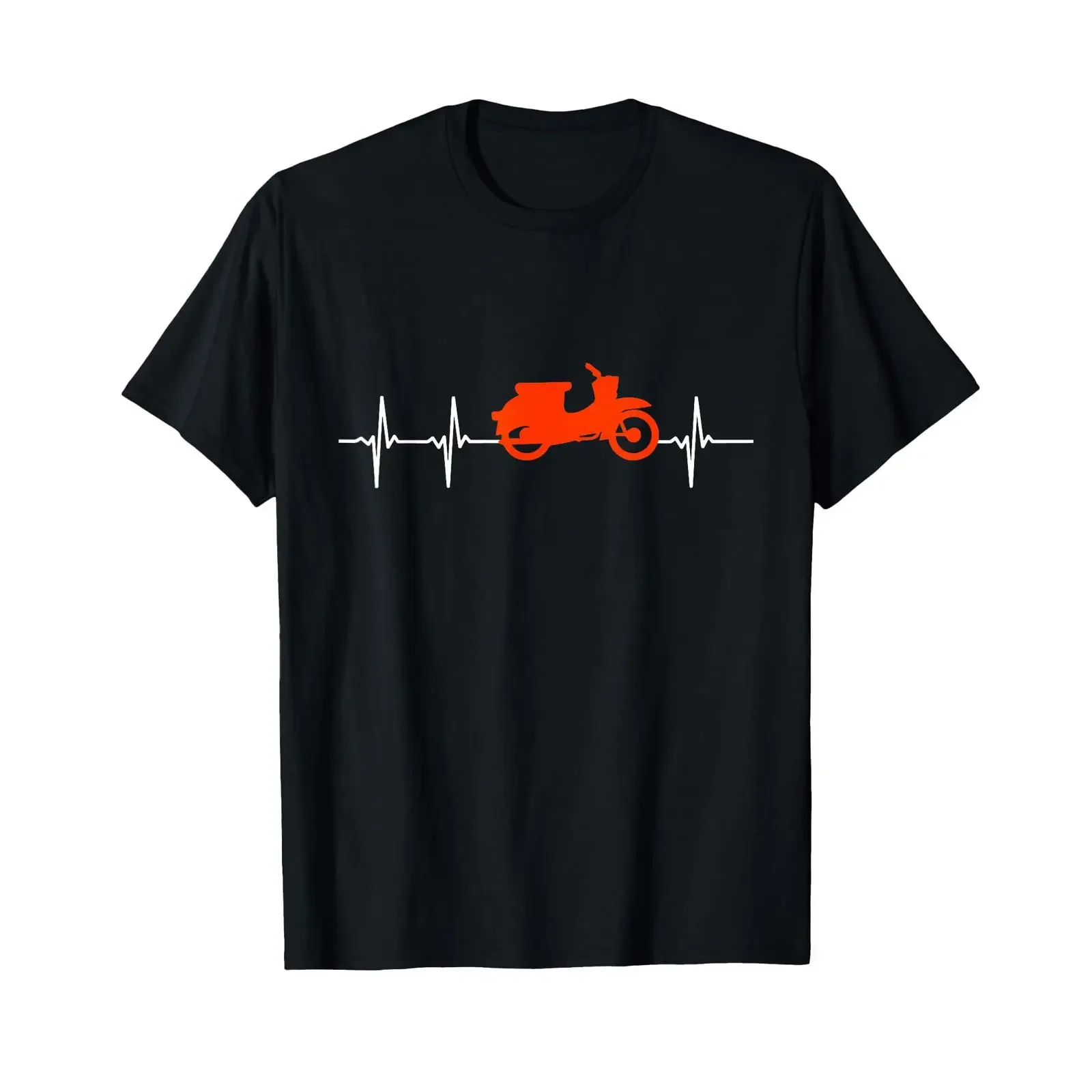 Simson S51 Moped Fans Schwalbe Heartbeat T Shirt vintage Washed Stylish Breathable Unisex homme streetwear Versatile