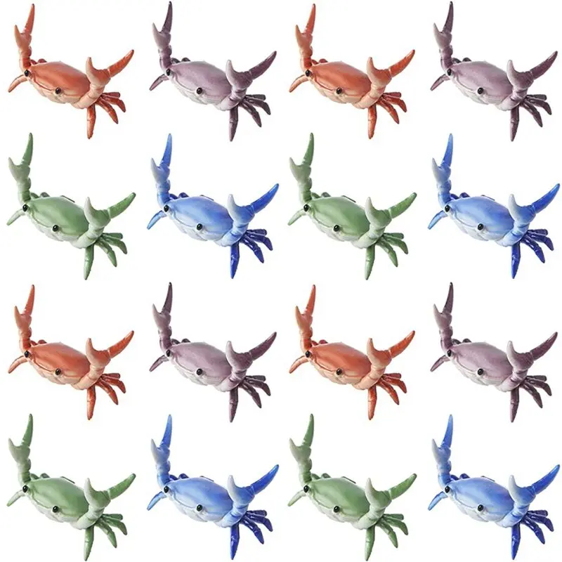 4X Japanese Creative Cute Crab Pen Holder Weightlifting Crabs Penholder Bracket Storage Rack Gift Stationery B