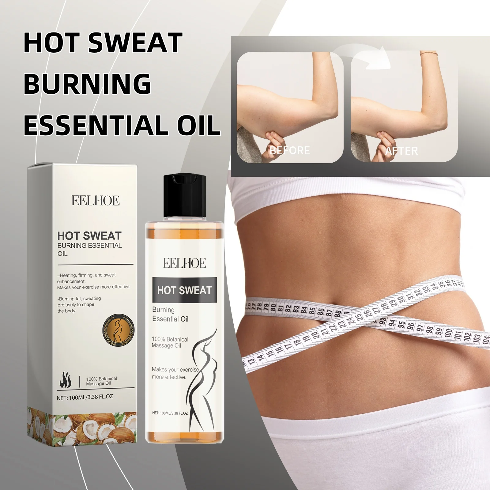 

Body Firming Massage Oil Deep Moisturizing Improve Sagging Skin Daily Exercise Moisturizing Care Body Care Oil Daily Skin Care