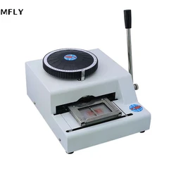 Dog Tag Military engraver Machine Manual Embossing Machine Stainless Steel Metal PVC Number 52 letters Characters Custom