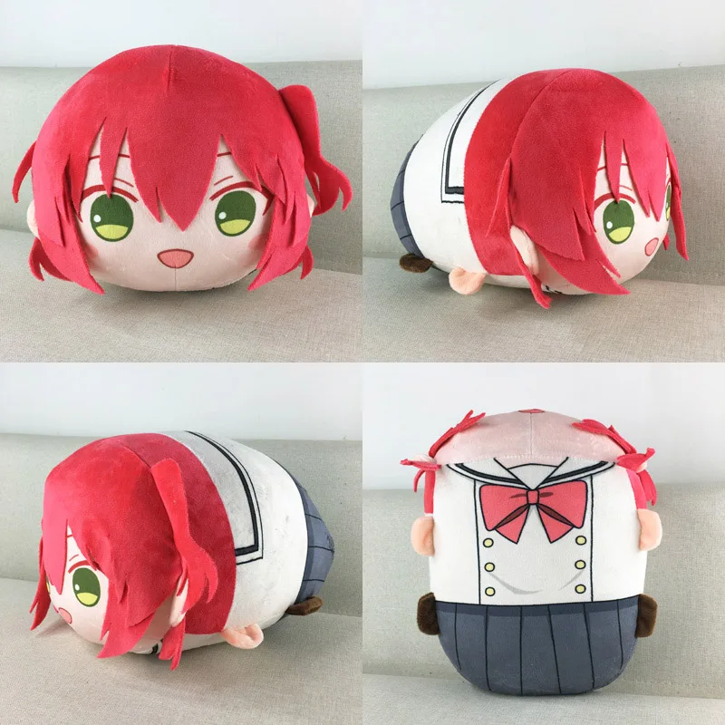 Anime Bocchi The Rock! Kita Ikuyo Cute Plush Cotton Doll Throw Pillow Plushie Props Anime Cosplay Back Cushion Toys Xmas Gift