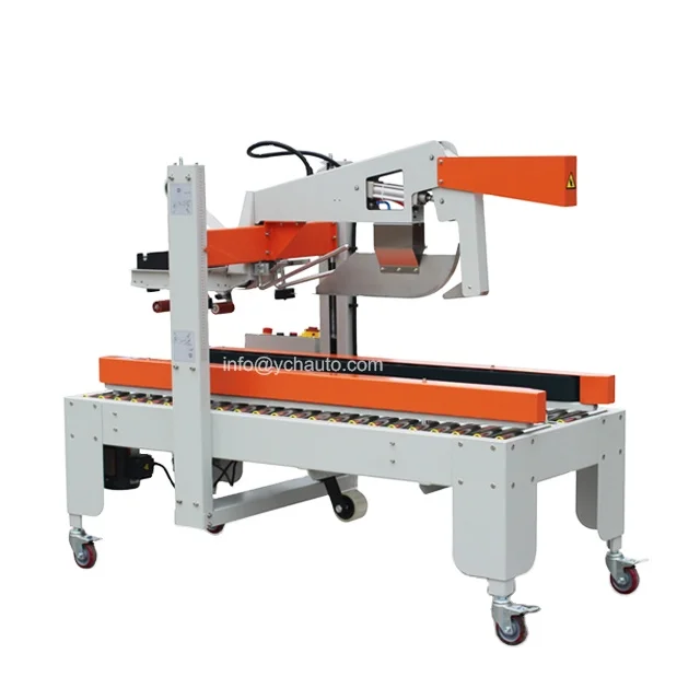 Multi Flap Folding Sealing Machine Uniform Box Former Semi Auto Carton Case Sealer for Sale