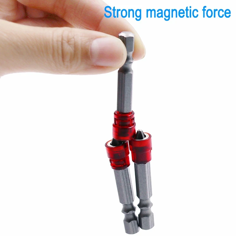 4PCS Power Screwdriver Bits, Plasterboard Screws, Magnetic Ring Placement Single Head Hand Tool, 1/4 Hex Shank Durable image 4