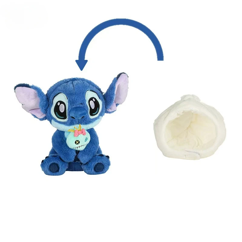 Muñeca de peluche de Lilo & Stitch para niña, juguete creativo de almohada Kawaii, edición Stitch Rose de Disney, regalo de cumpleaños