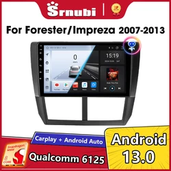 Srnubi Android 12 Carplay автомобильный радиоприемник для Subaru Forester 3 SH 2007-2013 для Impreza GH GE 2 Din мультимедийный плеер 2 din головное устройство