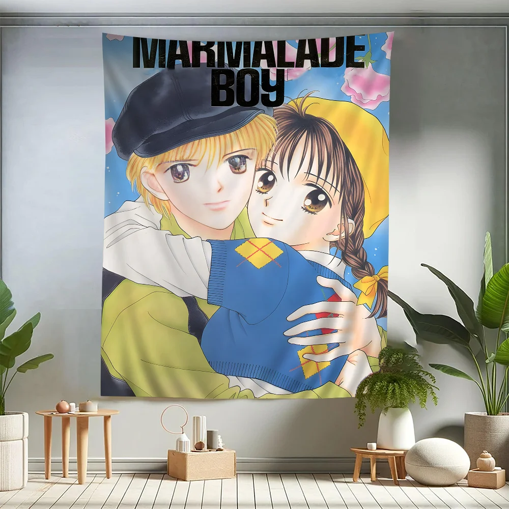 

Anime Marmalade Boy Classic Vintage Tapestry Art Printing Art Science Fiction Room Home Decor Home Decor