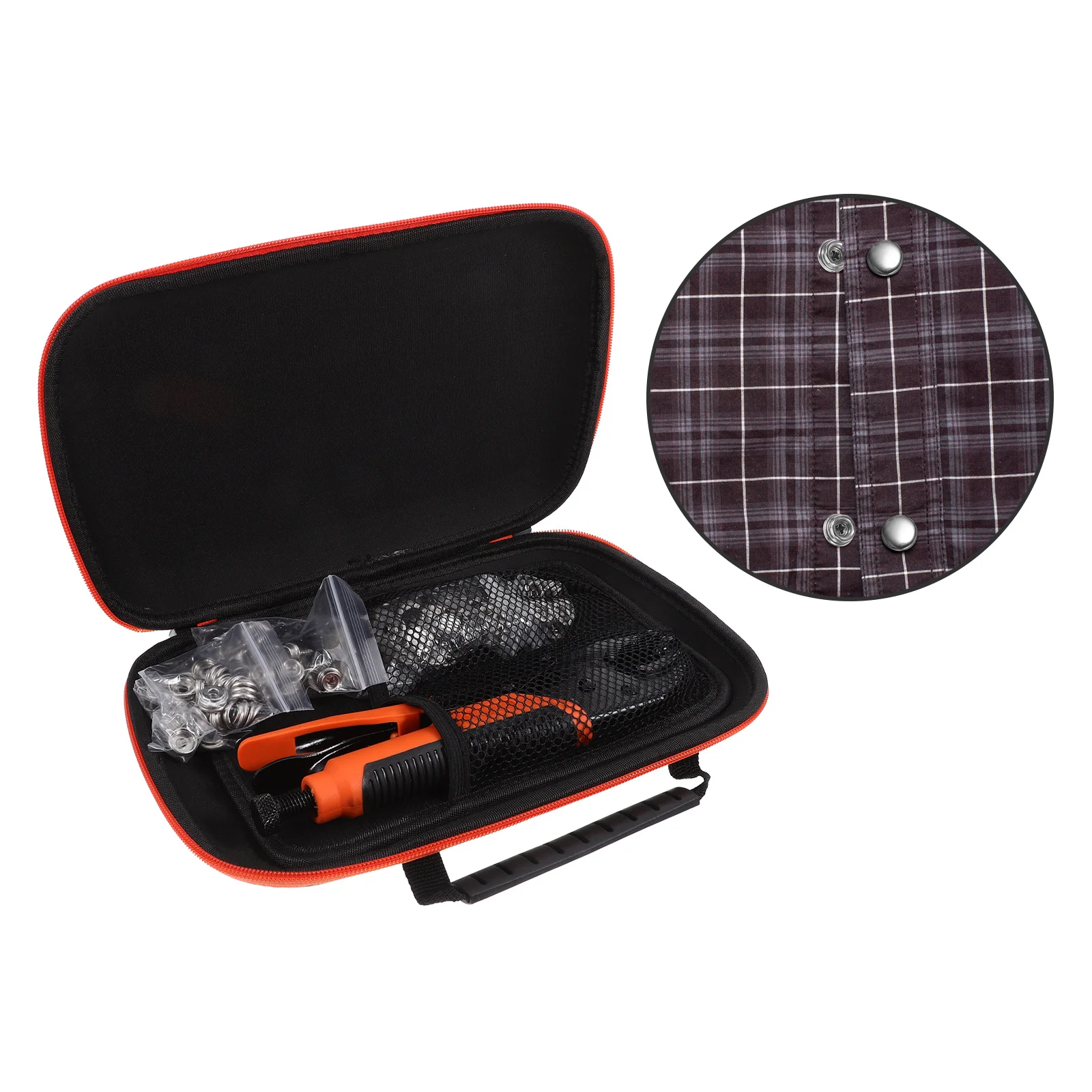 

1 set 1 Set Heavy Duty Fastener Kit Fabric Press Manual Tool Kit For Clothes Diy Repair Crafts Metal Buttons Pliers Canvas Snap