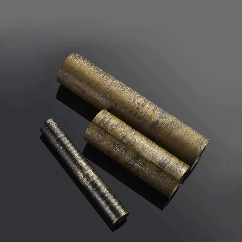 

Tin Bronze Green Copper Tube Wear Resistant Bushing Support Custom Cut 100mm Length