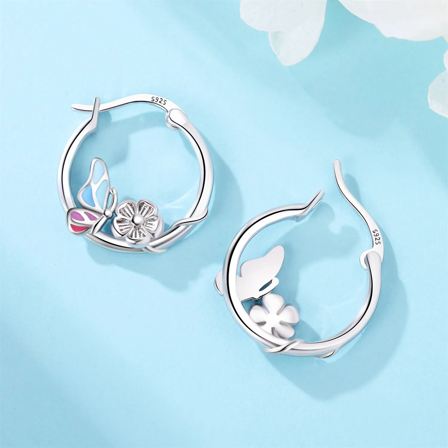 Natürliche Elemente 925 Sterling Silber Marienkäfer-Ohrringe Feiner Schmuck für Damen Geburtstagsgeschenke 2026 – Detail 7