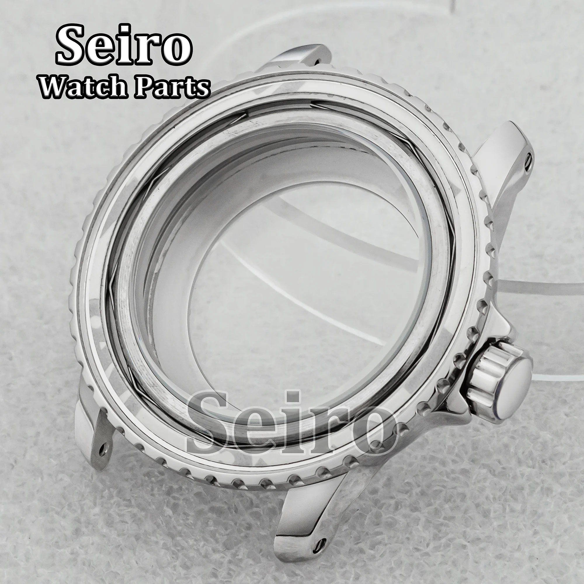 For Fifty Fathoms 45mm Watch Case 100m Waterproof Stainless Steel Watch Case fit NH35 NH36 Movement MOD Replacements NH35 Case