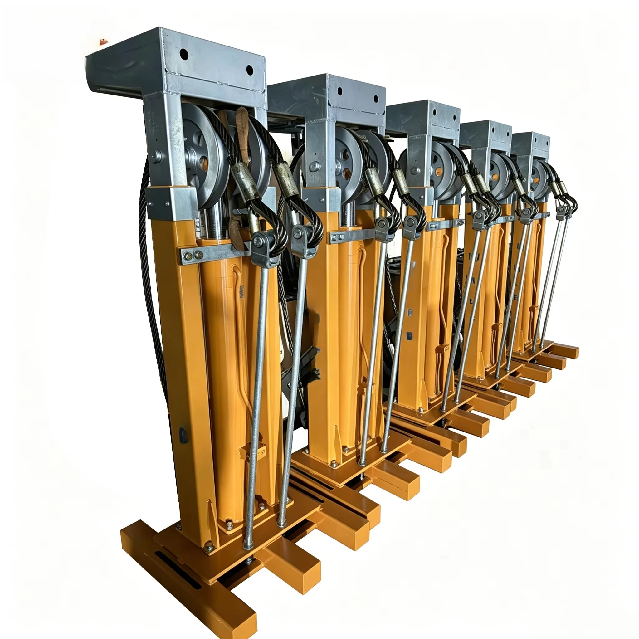 220V Electrical Motor Easy Move 1.7m Lift Jacks Hydraulic Cylinder for Container Unloading