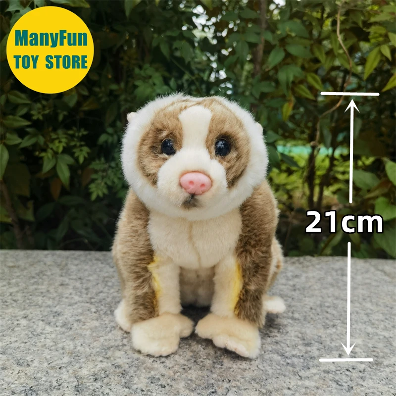 Realistic Pygmy Slow Loris Plush Toy Nycticebus Plushie Monkey Peluche Lifelike Stuffed Animal Simulation Doll Toy Gift For Kids