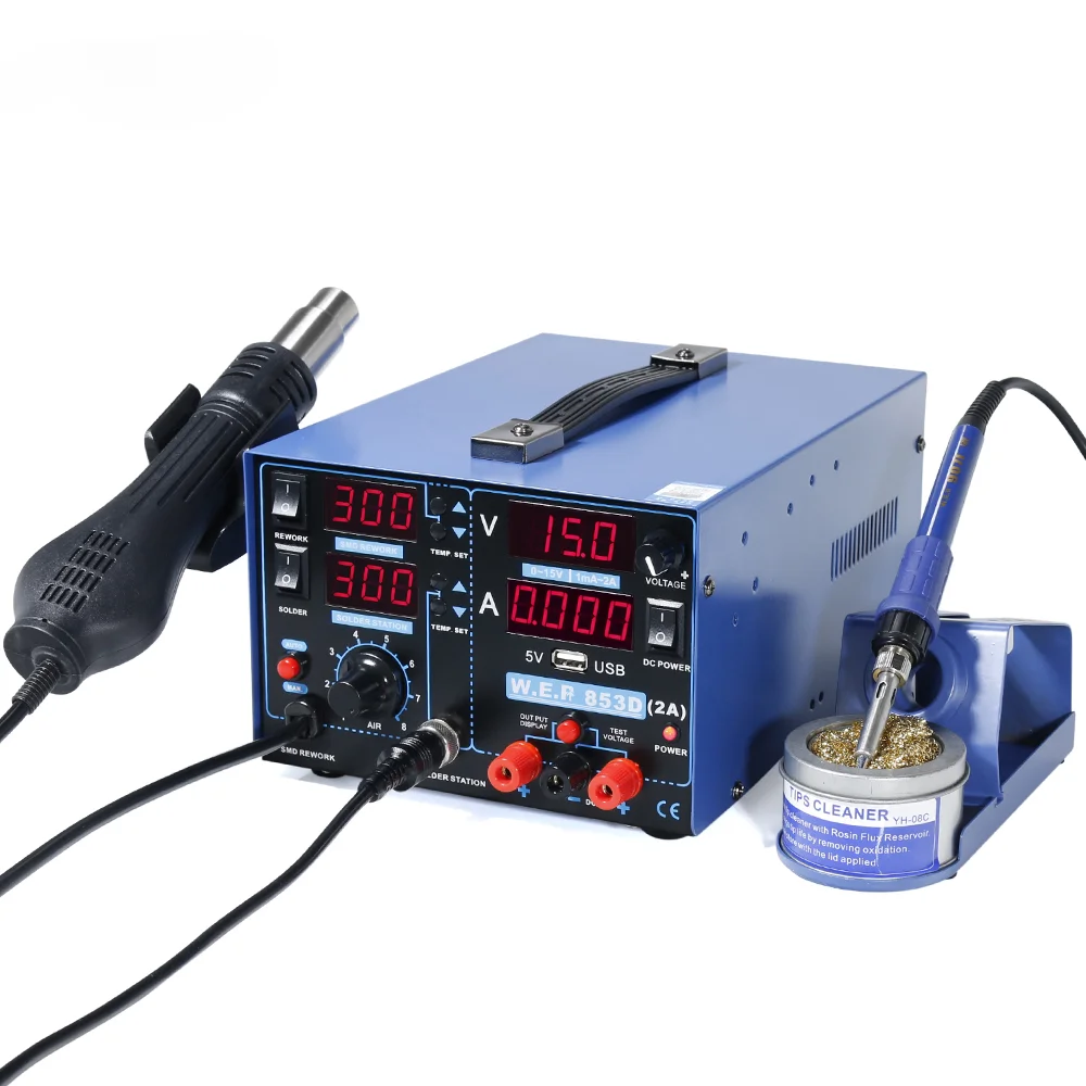 For ESD safe electronic rework soldering station WEP 853DUSB2A 30V power supply