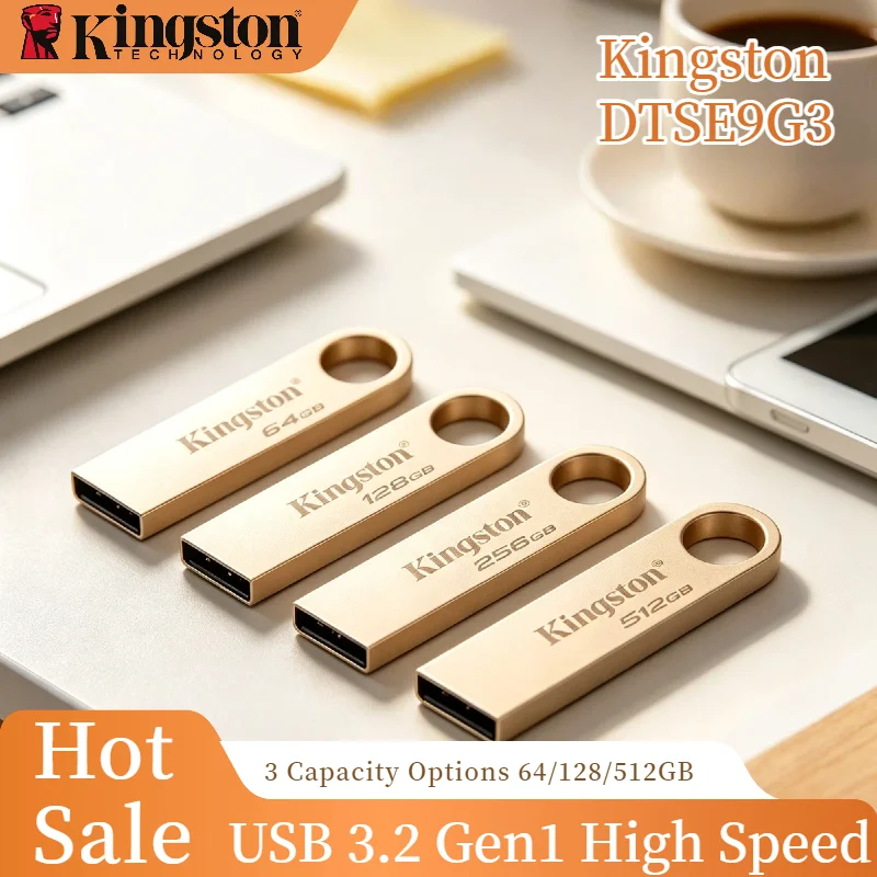 Kingston Metal USB 3.2 Flash Drive 220MB s Read 100MB s Write High Speed Pen Drive for TV Car PC Laptop Pro Max