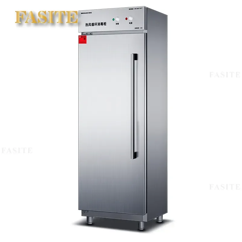 For Commercial Kitchen Restaurant Canteen Stainless Steel Vertical High Temperature Hot Air Circulation Disinfection Cupboard