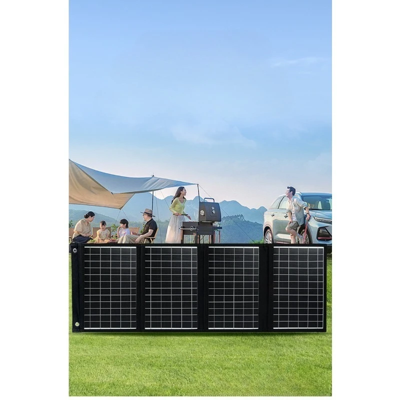 40 واط لوحة شحن بالطاقة الشمسية قابلة للطي في الهواء الطلق المحمولة بنك الطاقة المحمول بنك الطاقة للهاتف المحمول #6