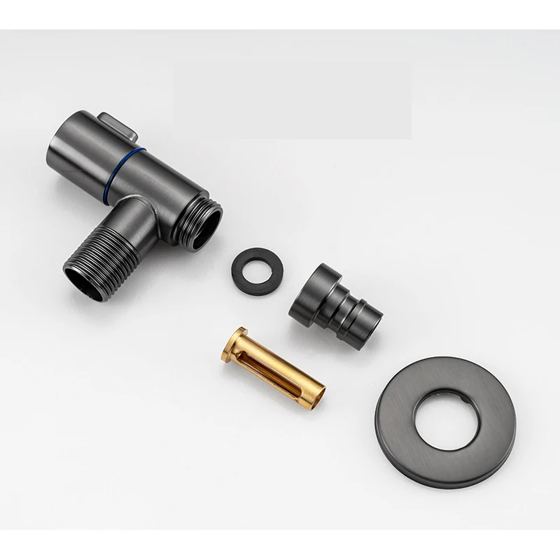 Stainless Steel Flushing Water Stop Interface Washing Machine Small Space Faucet Mini Automatic Water Stop Valve F2