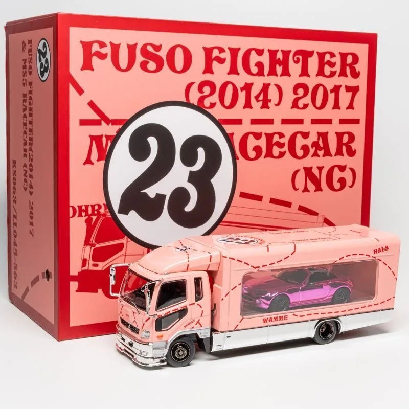 1:64 lift compartment with one MX-5 pink electroplated unit. Alloy miniature replica vehicle model,room collection statue