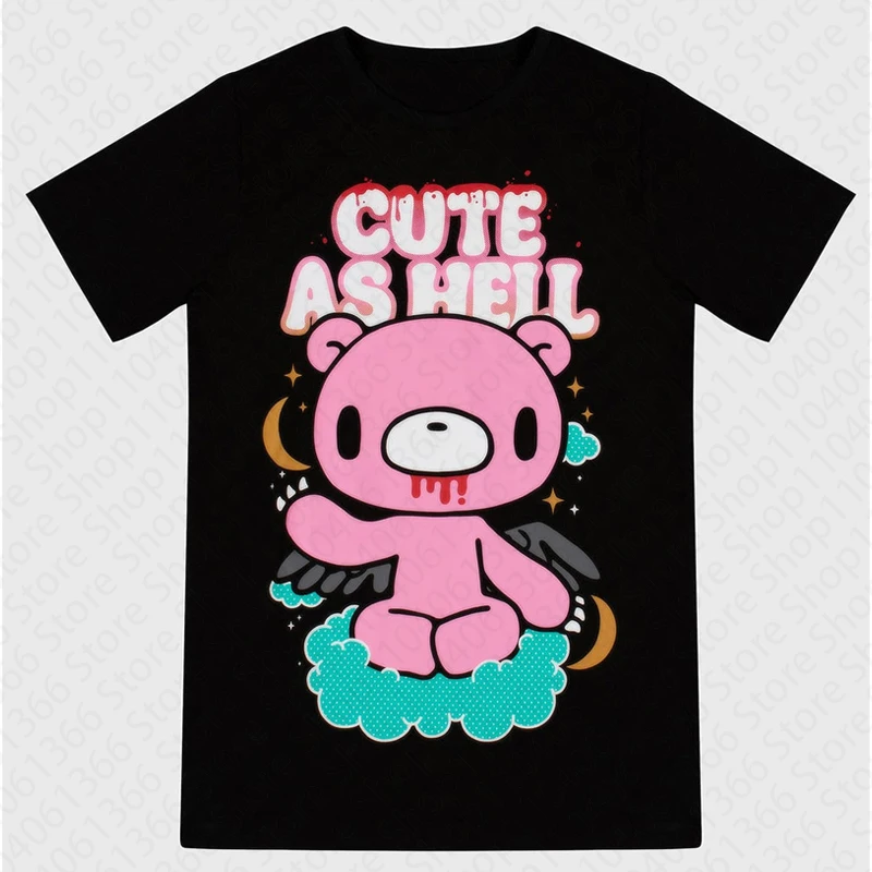 Y2K Koreaanse populaire kleding Emo esthetische zomer baby tee streetwear gothic harajuku grafische print T-shirt vrouwen vintage crop top