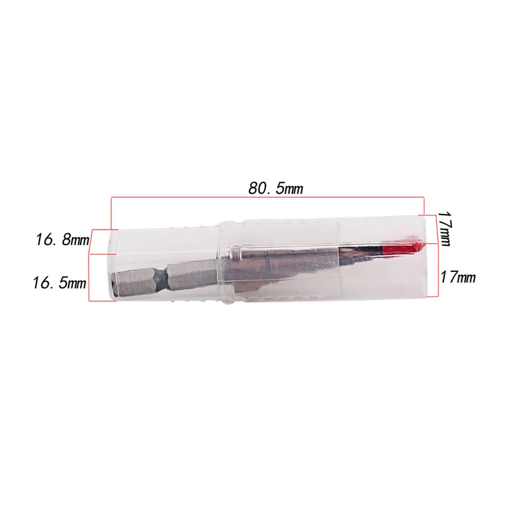 

Guitar Drill Tool 3-12mm Button Hole Drilling Instrument Reaming Bit Pickup Unique Step Structure Multi-function Deburring Round