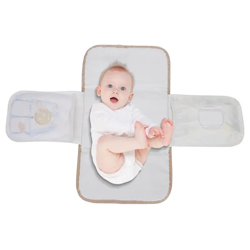 Portable Diaper Changing Pad Waterproof Washable Changing Mat For Diaper Bag Foldable Soft Baby Changing Pad For Travel Or Home