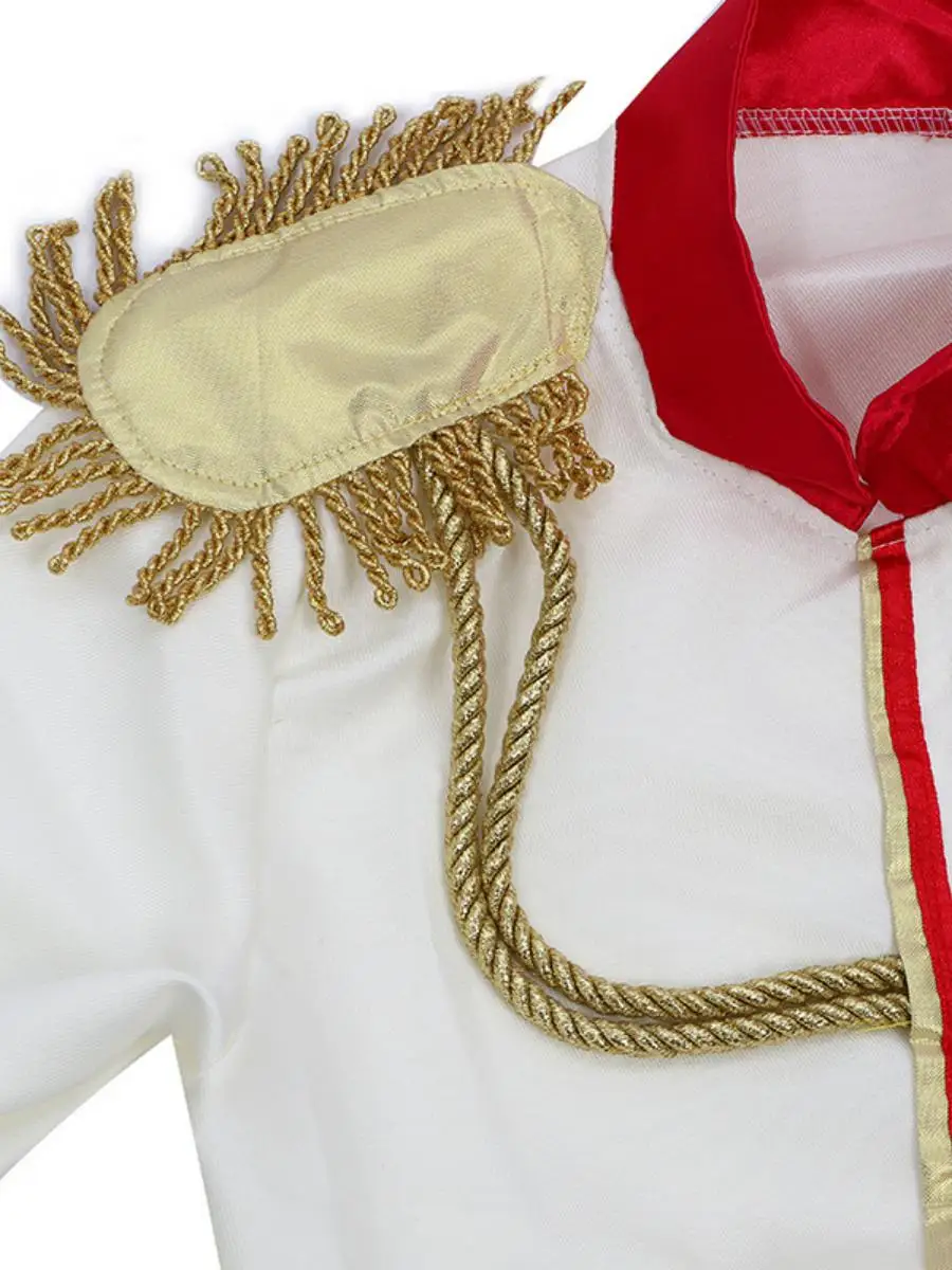 Nuovo costume da fata per bambini Haome Haome White Prince Dr up Boy loween Stage Performance Outfit