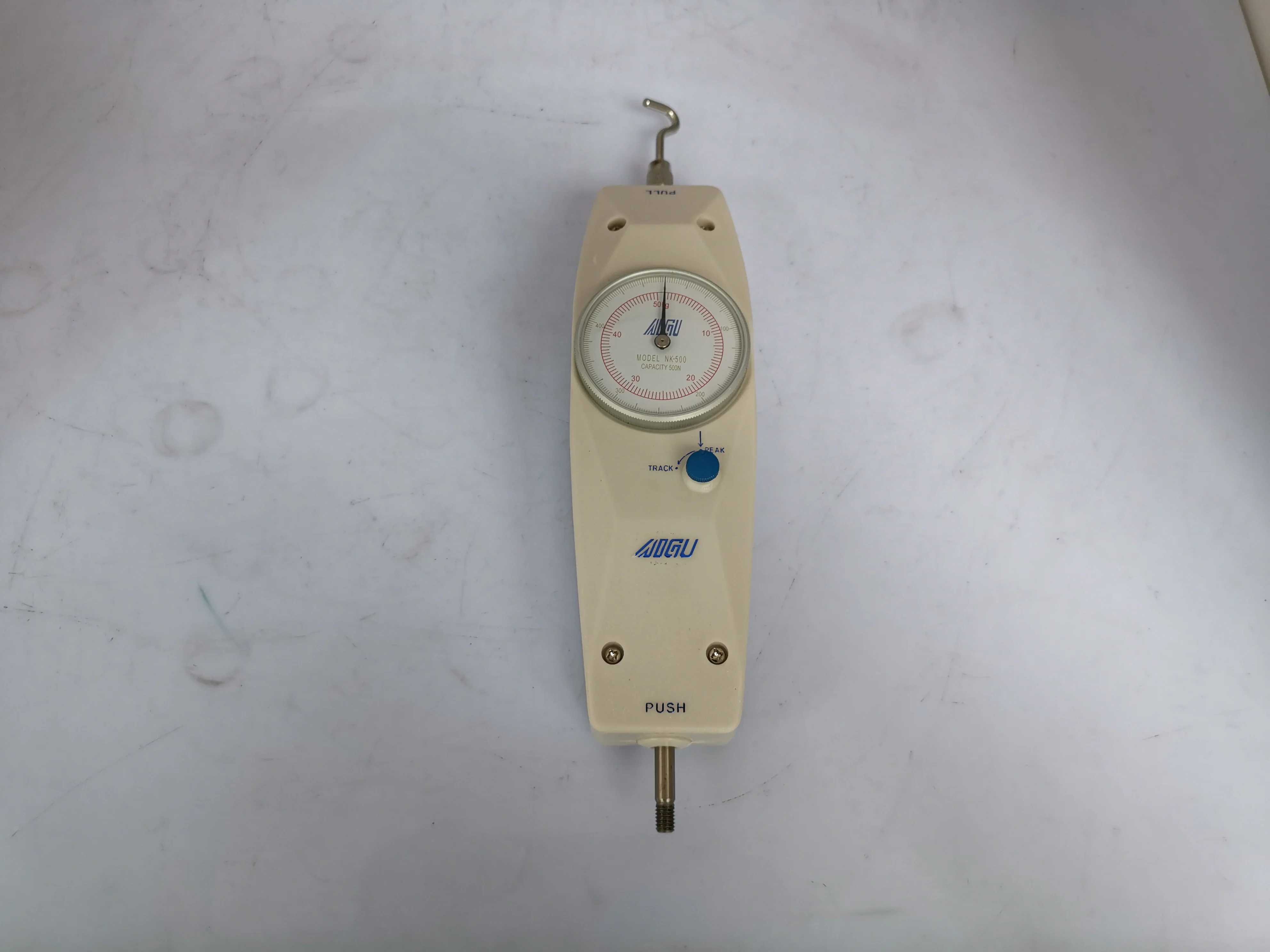 AIGU puntero medidor de fuerza NK 10-500N, dinamómetro, medidor de rally NK-100, 200, 300, 500 dinamómetro