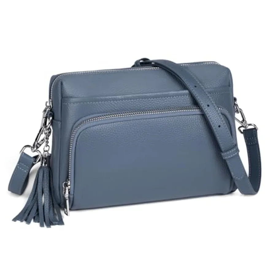 

befen Genuine Leather Crossbody Purses for Women Small Crossbody Bags Purse with Built in RFID Blocking Wallet