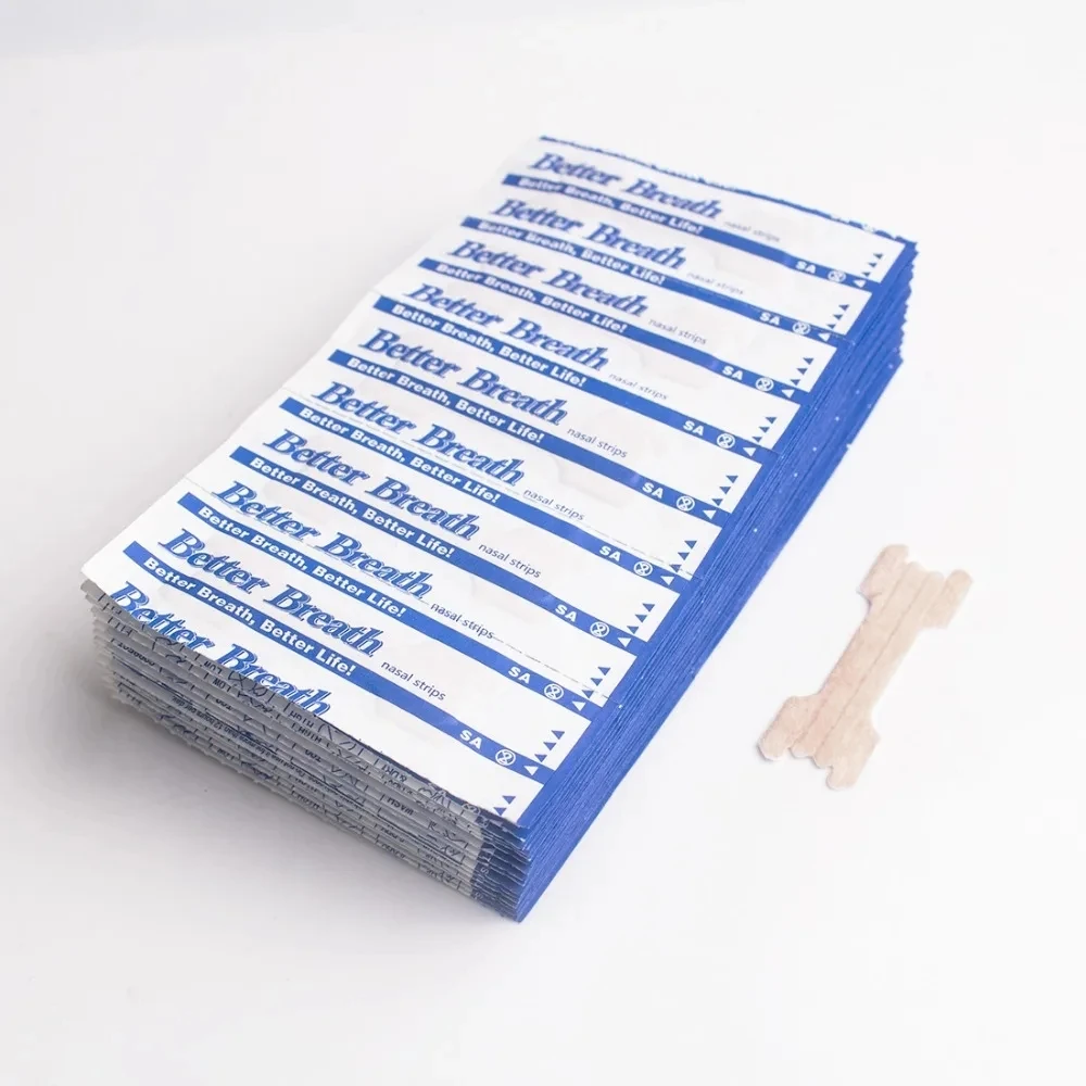 50pcs/Lot Better Breath Anti-snoring Patch （55x16mm） Valid Snoring Anti Solution Snoring Saver Reduce Noise Nasal Strips