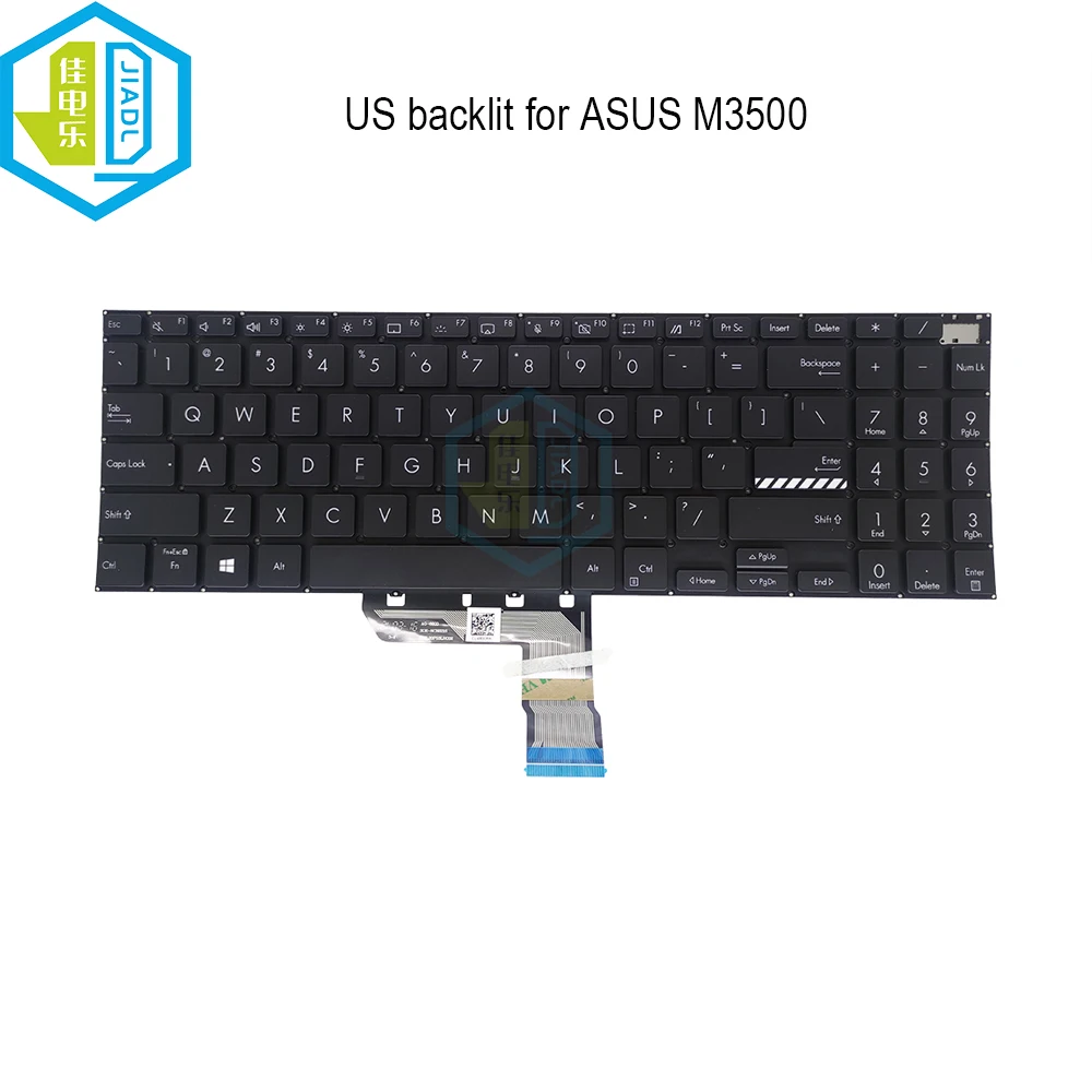 

RU US Russian Backlight Keyboard For ASUS Vivobook Pro M3500 M3500Q M3500QC M3500QA K3500 M6500 K6500 0KNB0-560VUS00 560VUS00