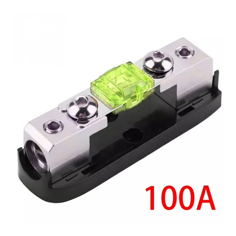 NONE Auto Audio Sicherung Power Sicherung Halter 30-150A Stereo Audio Single Way AGU Sicherung Halter Strom Verteilung Block Sicherung Box auto Sicherung 7