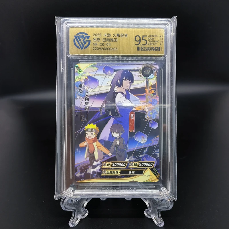 Naruto Cards Itachi BP Kakashi Sasuke CR Hinata CCG Grade Card Anime Collection Card Toys for Boys Fans Gift Special Price