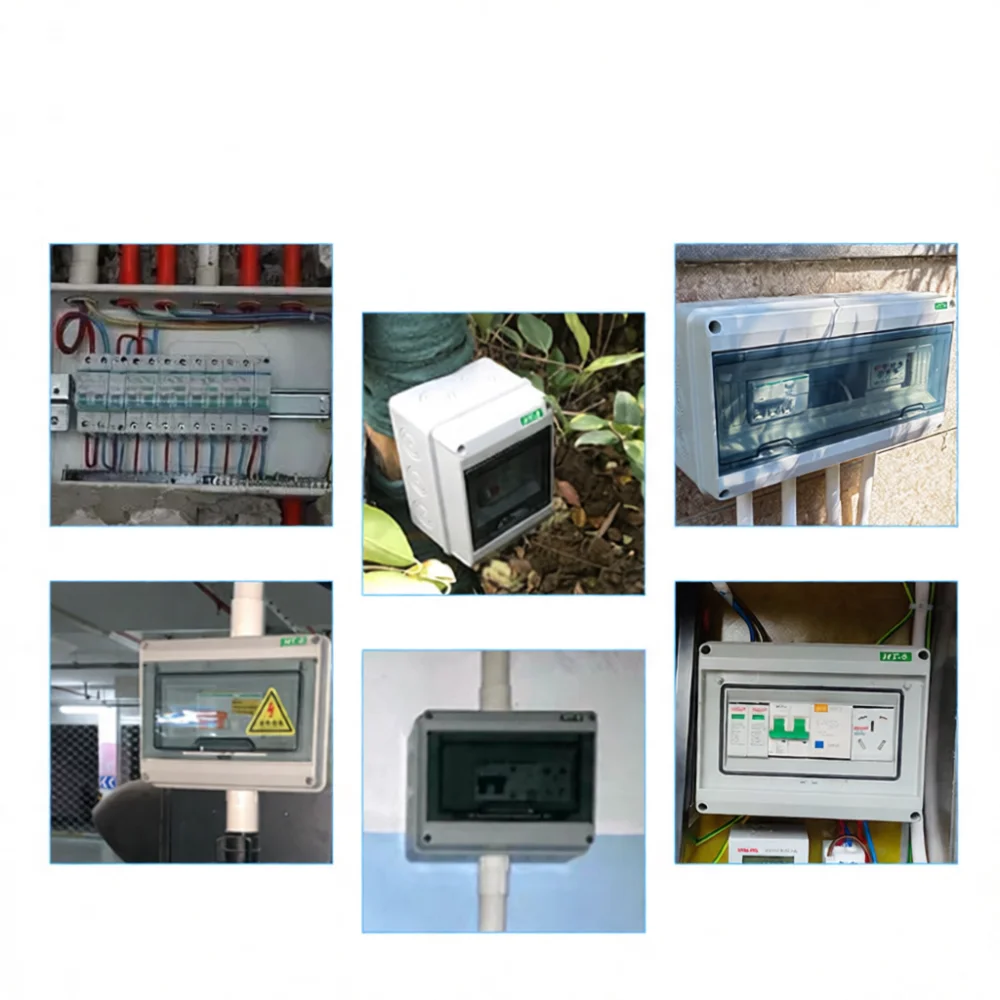Durable Outdoor Distribution Panel Box IP65 Circuit Breaker Enclosure For ZWKT Plastic Electrical Wiring Protection Case