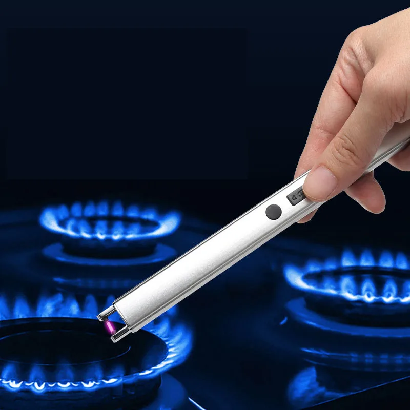 1 electric igniter, electric candle igniter, windproof and flameless, with USB rechargeable battery, household small tool