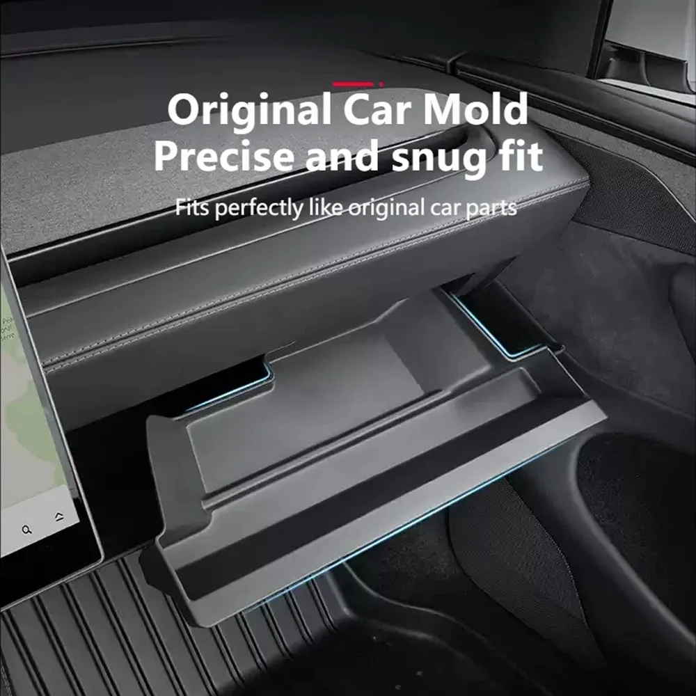 

For Tesla model 3/Y/YL Car Glove Box Storage Box Car Accessories Copilot Side Storage Tray Tidying Organizer