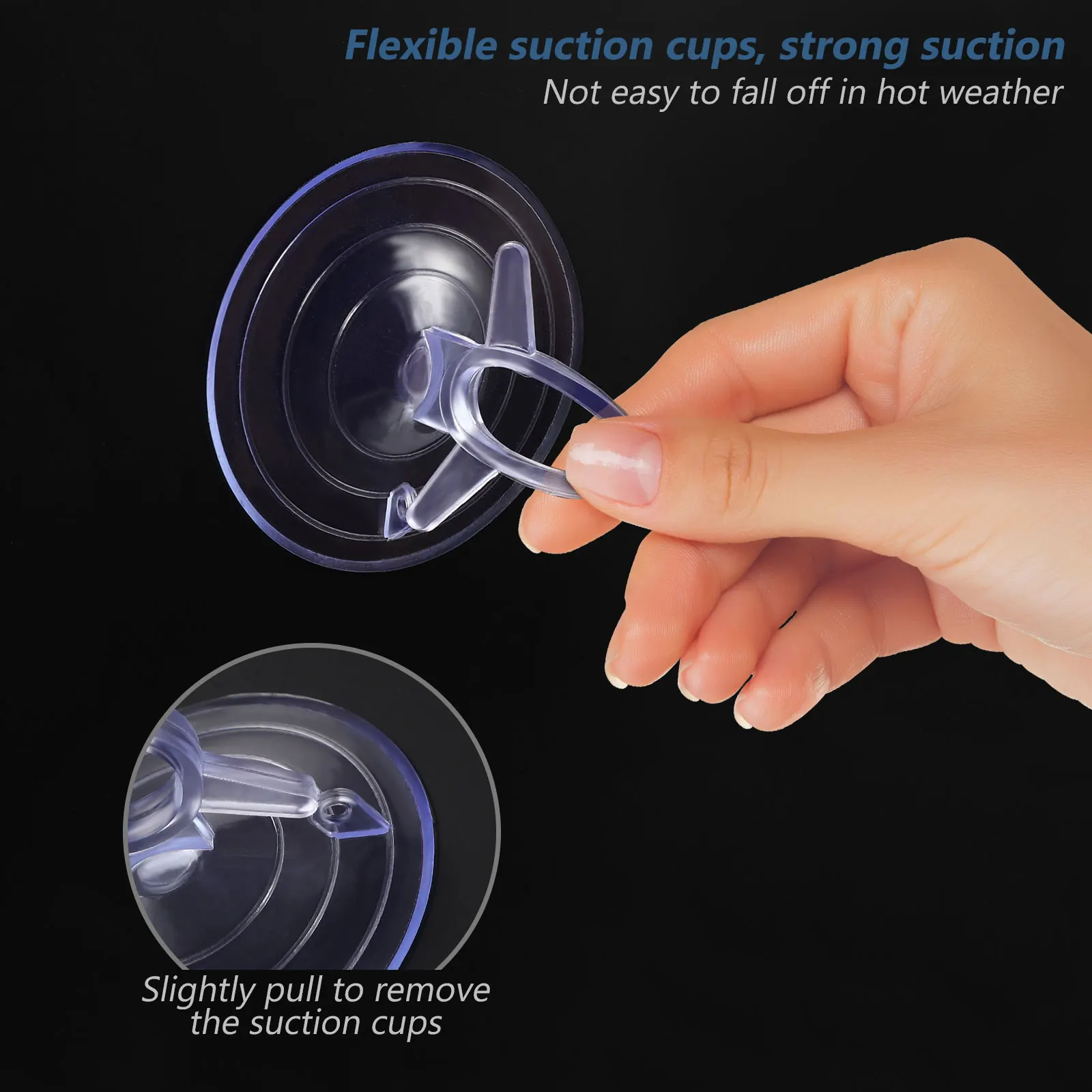 

12Pcs PVC Cups Transparent Fish Tank Aquarium Aquarium Accessories Accessories Vacuum Cup Durable Premium Glass Surface