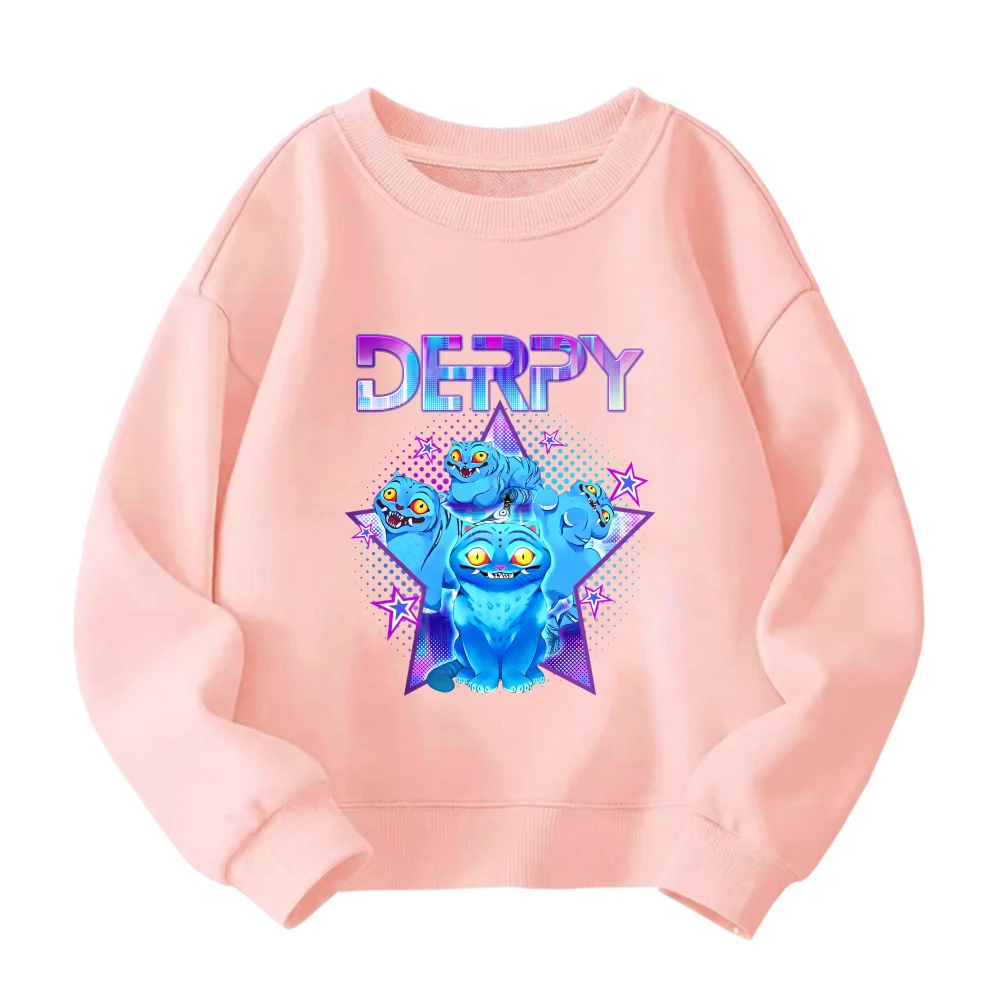 

Детский свитшот унисекс с матросским воротником в мультяшном стиле, идеально подходит для одежды «Охотник за дьяволами»