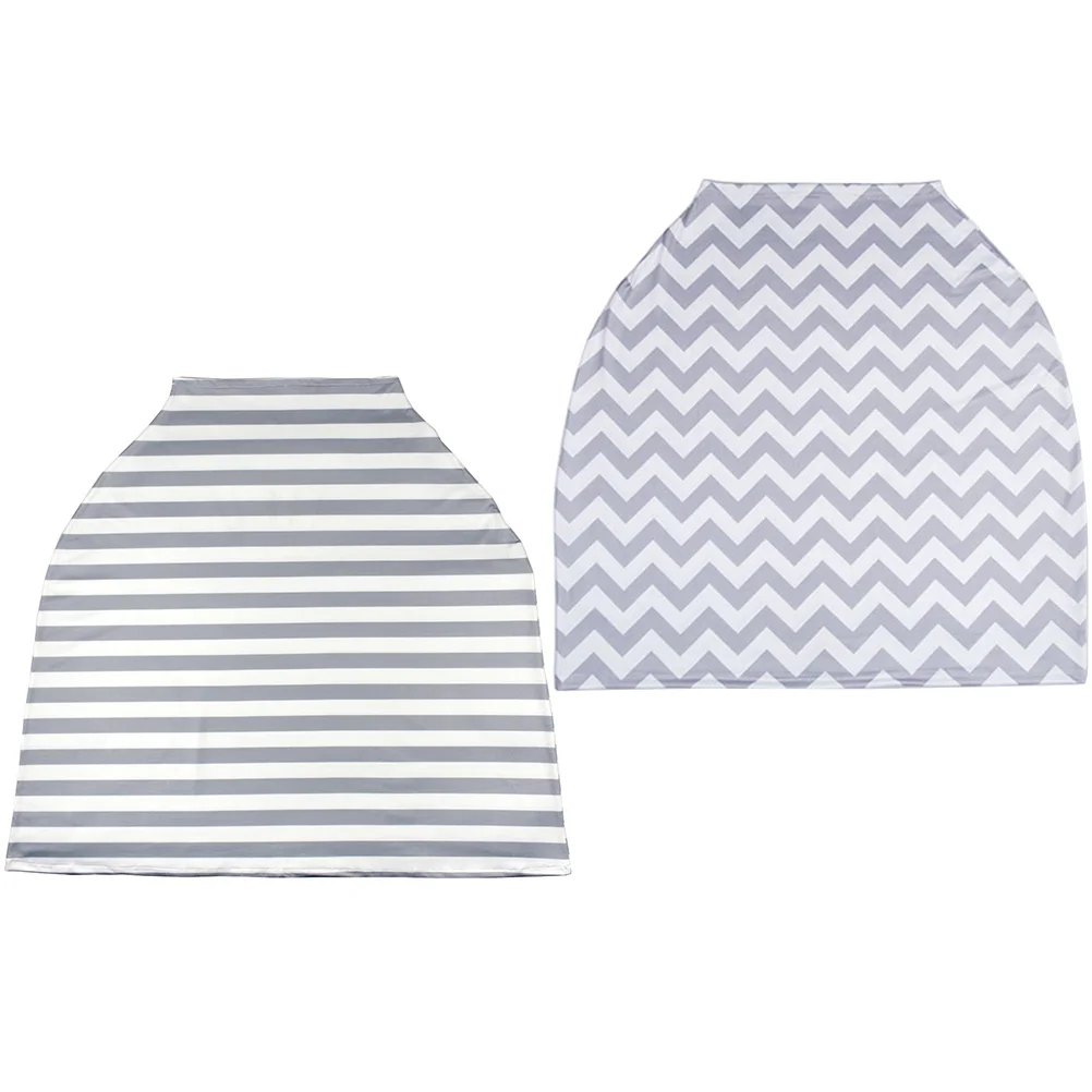 2 قطعة غطاء منشفة المظلة للأطفال الرضع الناقل أغطية حليب الثدي المخلوطة #2