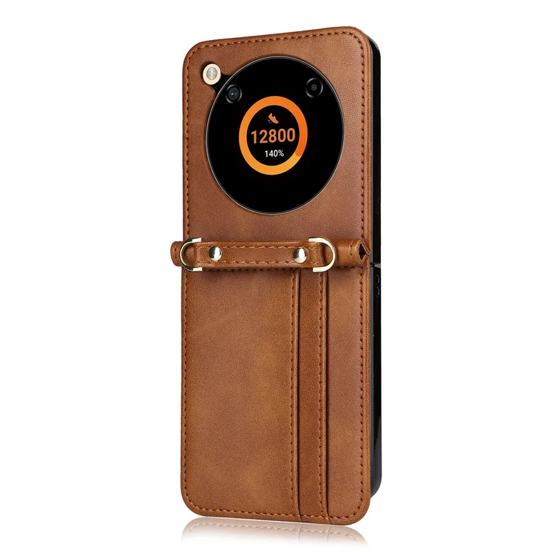 For ZTE Nubia Flip protective case for ZTE Libero Flip A304ZT messenger bag one-piece lanyard leather case