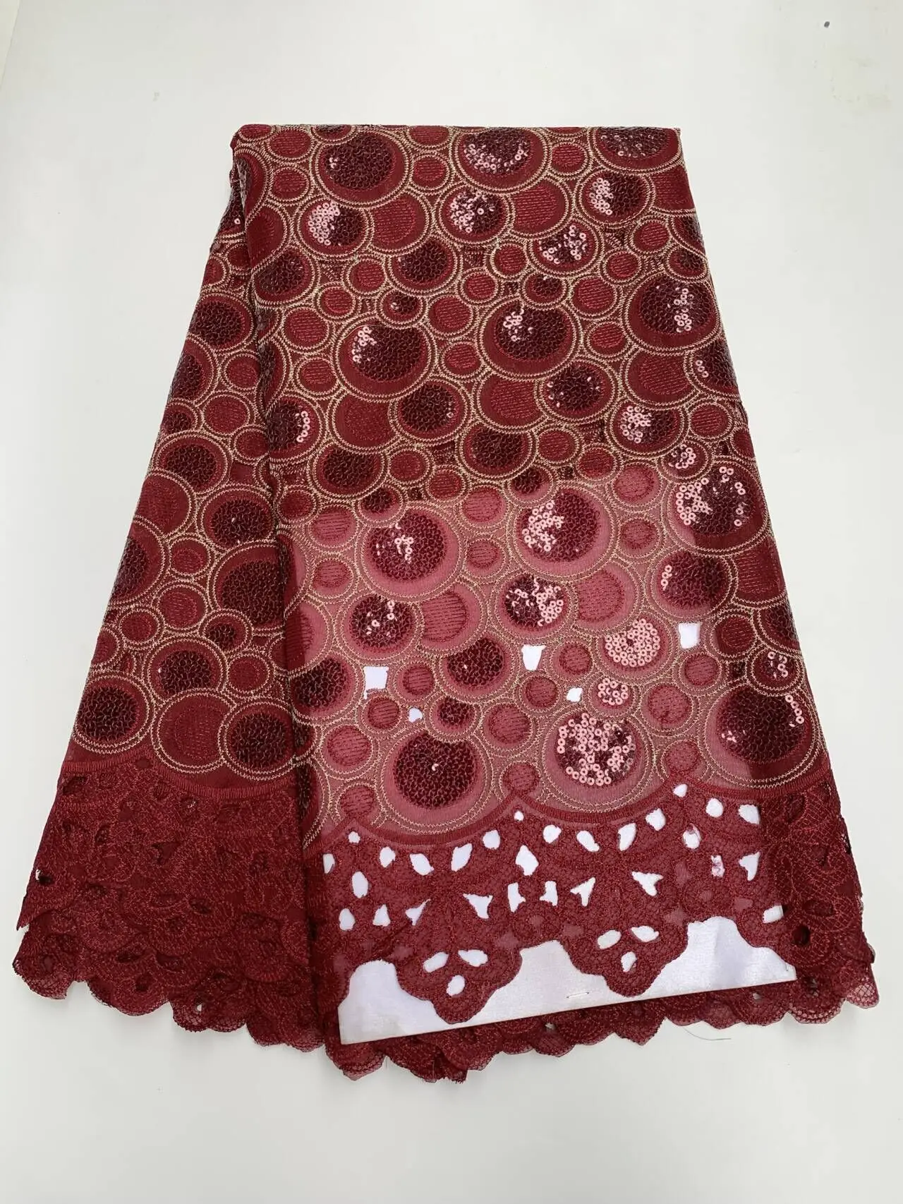 

African Lace Fabric,Embroidery,2025,Evening Dresses,Tulle,Fabrics By The Meter,Materials For Clothes,High Quality,Organza,5Yards