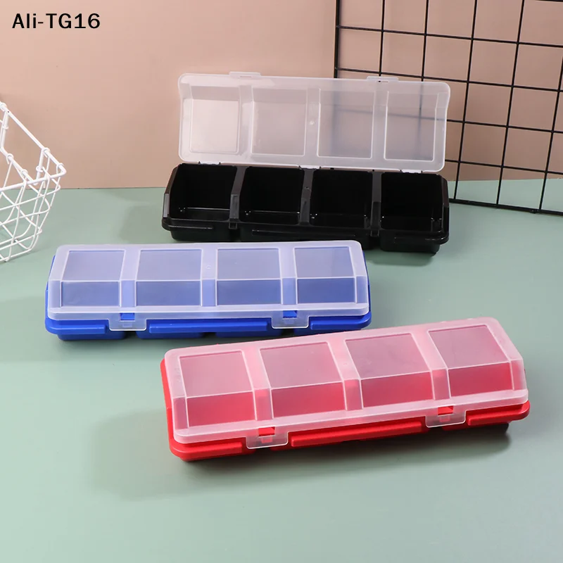 

1Pc Multi-Compartment Organizer Box For Screws & Small Parts - Durable Plastic Hardware And Jewelry Storage Case