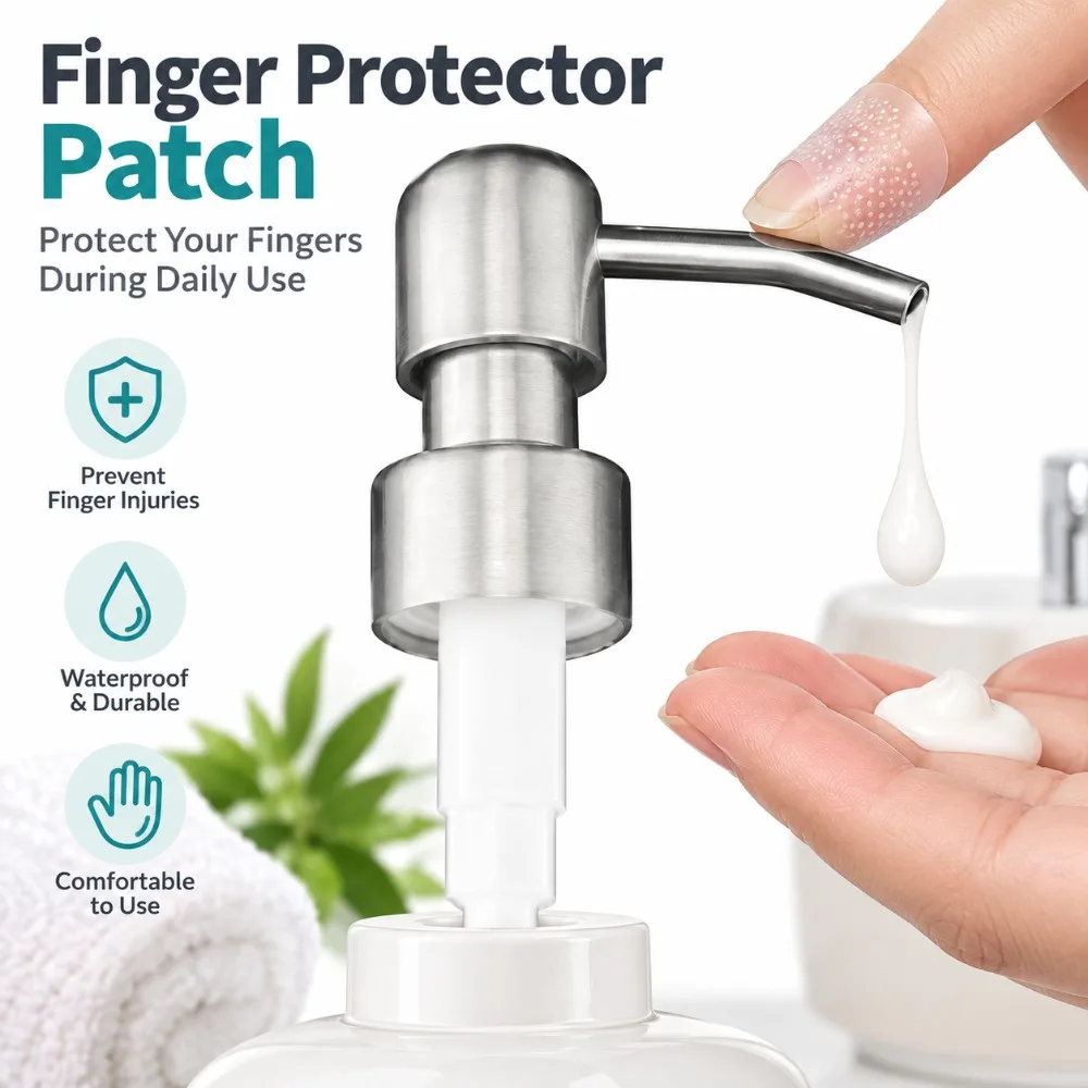 Stainless Steel Stainless Steel Pump Rust Proof 2.5cm Shampoo Dispenser Replacement Press Lotion Dispenser Pump Standard Bottles