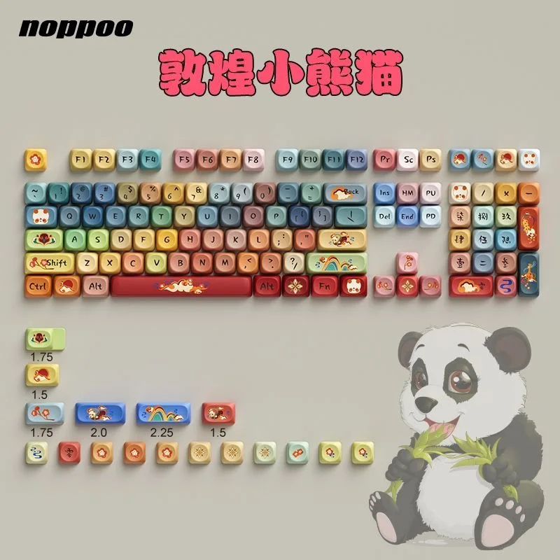 MOA Keycap Cute Keycap Gift 134 Keys PBT Keycap Diy Creative For 61/64/84/87/104/108 Mechanical Keyboard Keycaps