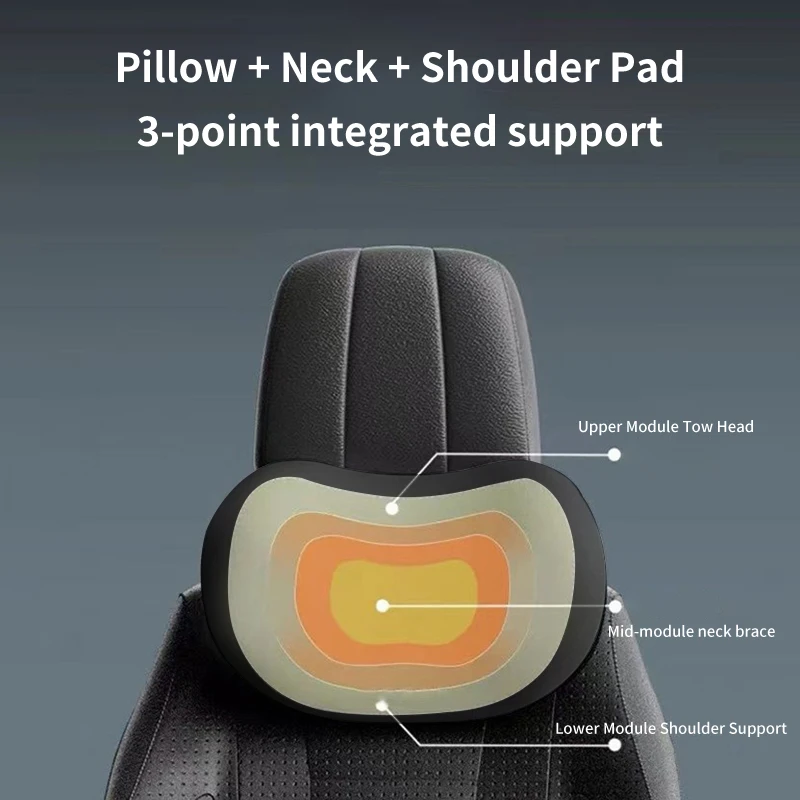 Car Lumbar Back Support Headrest Neck Pillow Car Seat Waist Cushion For Peugeot 407 508 2008 5008 307 308 3008 206 207 208 107