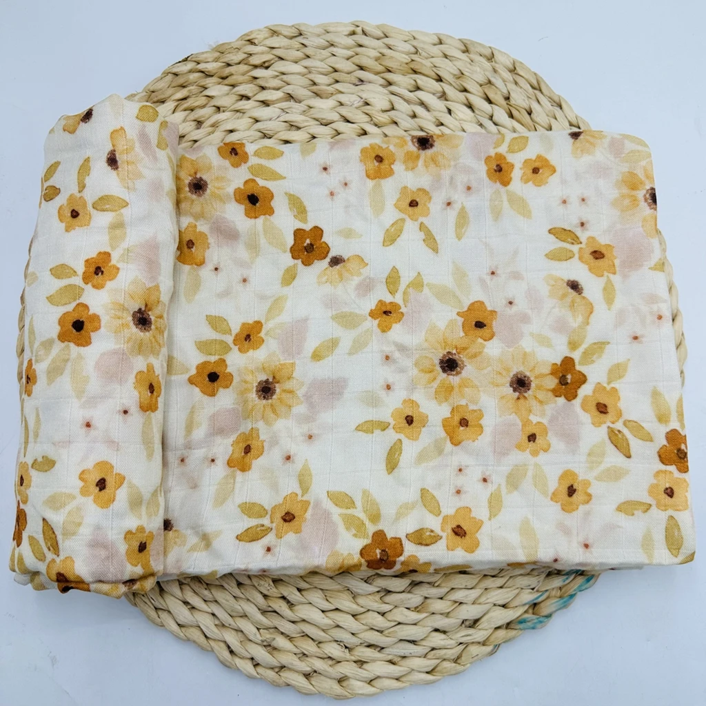 Ultra Soft Baby Muslin Blanket, Lightweight, Breathable Swaddle Receiving Blanket for Newborn Infants, Cotton Wraps, 2025